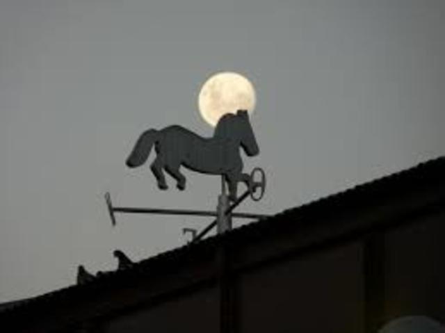 LA VELETA CON FORMA DE CABALLO