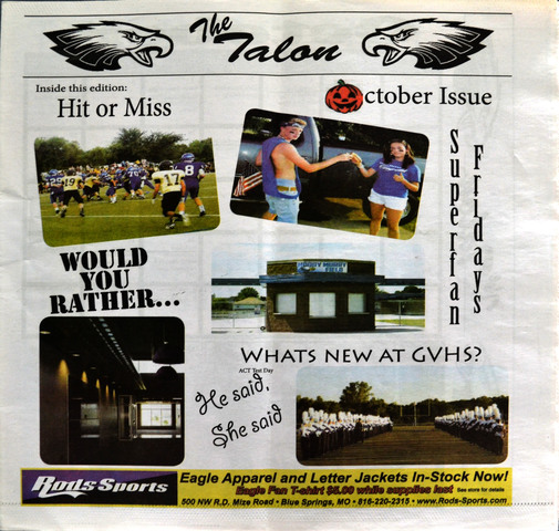 2013 October Edition of The Talon