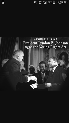 Voting rights act passes