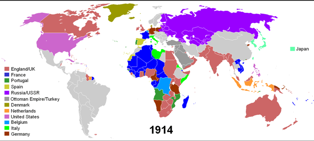Colonias al año 1914