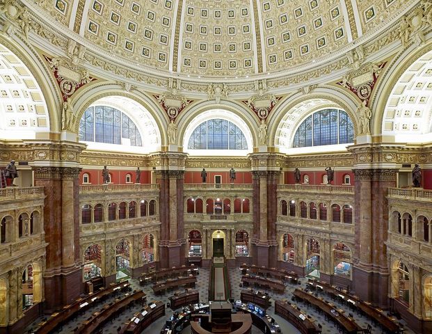 Sold 6,700 volume Library to Congress