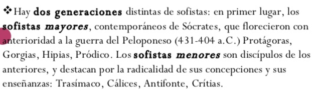 Los sofistas durante los siglos V y IV a.C.