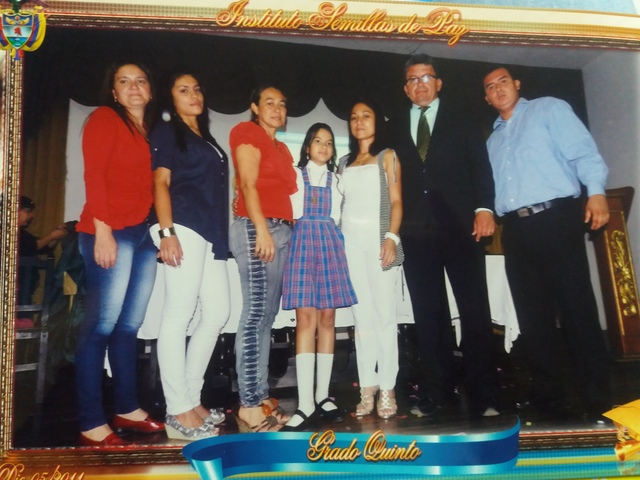 En este mismo año me gradué de quinto.