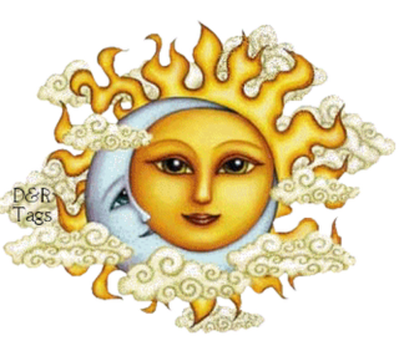 El sol y la luna fueron tomados como los primeros que anunciada la la noche y el dia