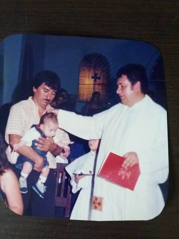Alos dos meses en mi bautizo