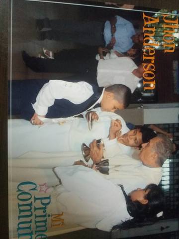 En mi primera comunión alos 12 años