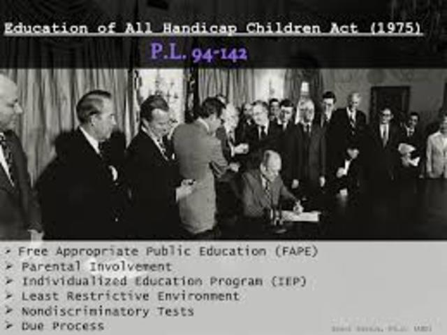 Law Guarantees Free, Appropriate, Public Education for All Disabled Children