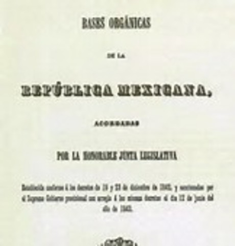 Constitución de 1843 (bases de organizacion política de la República mexicana)