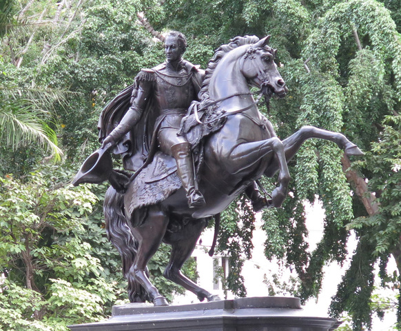Simon Bolivar's death