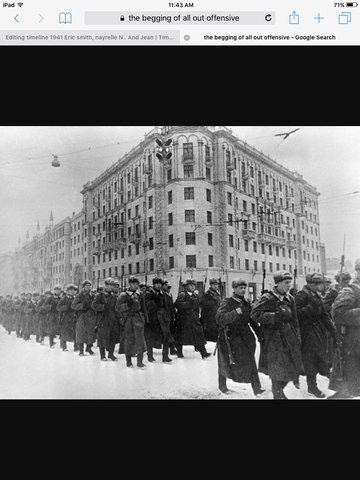 beginning of all out offensive