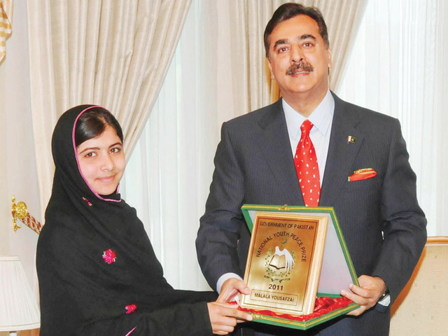 Awarded for Pakistan's National Youth Peace Prize