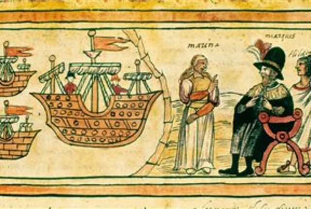 Doña Marina y el conquistador