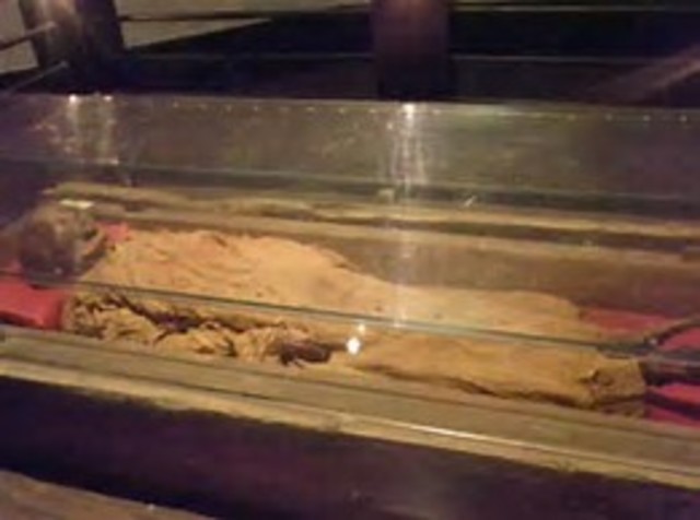 Bodies were preserved