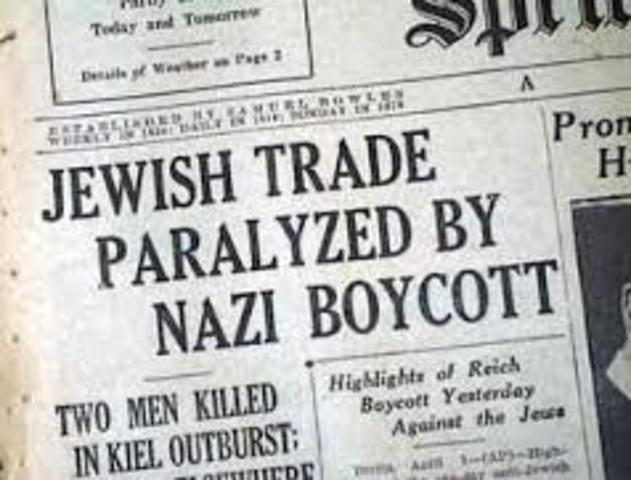 National Boycott of Jewish Businesses