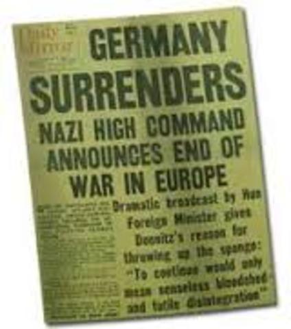 Unconditional Surrender by Germans