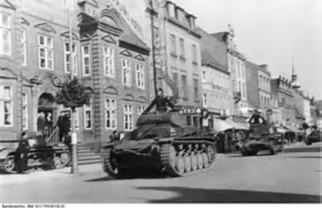 Hitler's invasion of Denmark