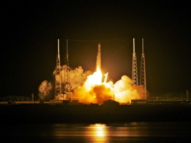 First Stage Booster Launched and Landed on the Drone Ship