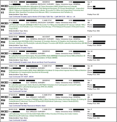First Pathology Reports