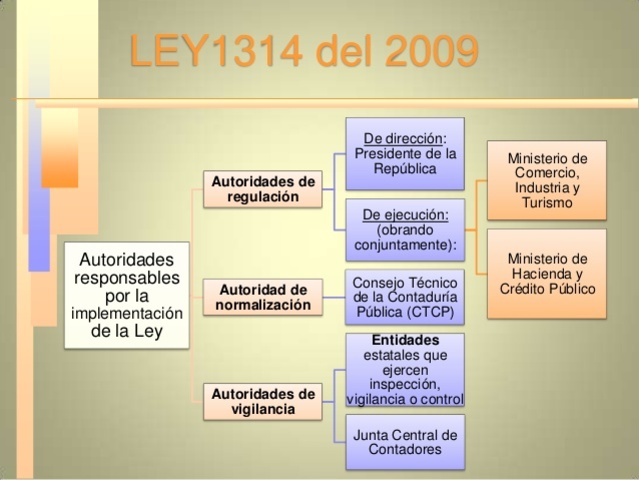 ley 1314 de 2009(implentacion en colombia