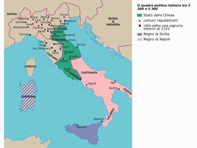 Pace di Caltabellotta: divisione del Meridione d'Italia