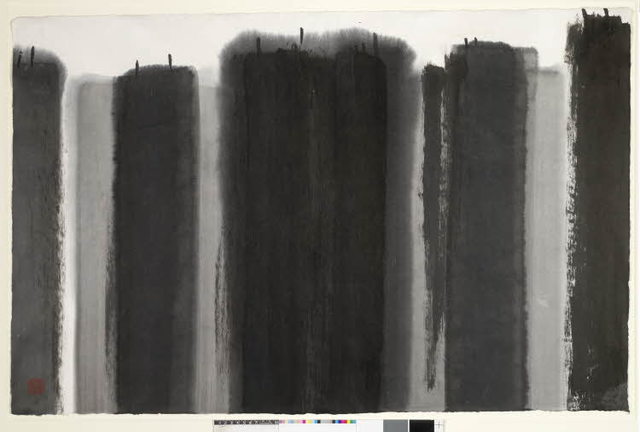 Summer Trees. Song Su-nam. 1979 C.E. Ink on paper.