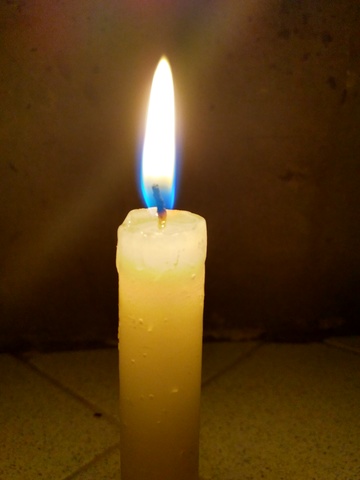 Luz de una vela
