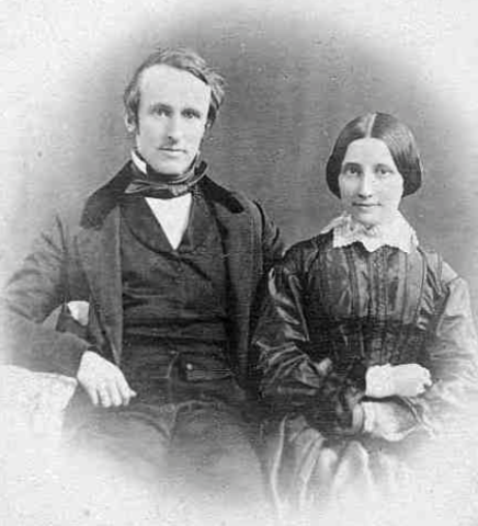 Marriage to Lucy ware Webb