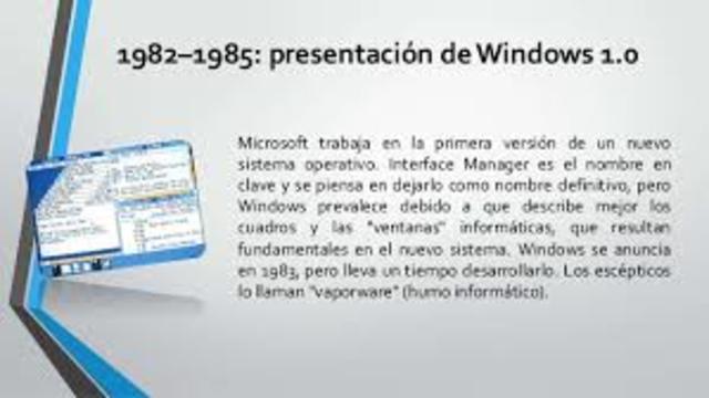 SISTEMA  OPERATIVOS WINDOWS