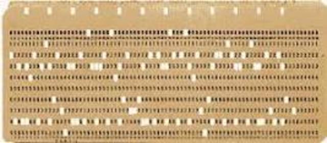 La primera tarjeta perforadora