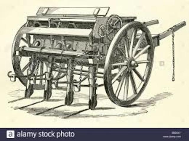 Horse-Drawn Mechanical Drill