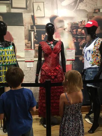 Licorice Dress. Louisville Slugger Museum Ripley's Believe it or Not! Oddball Exhibit