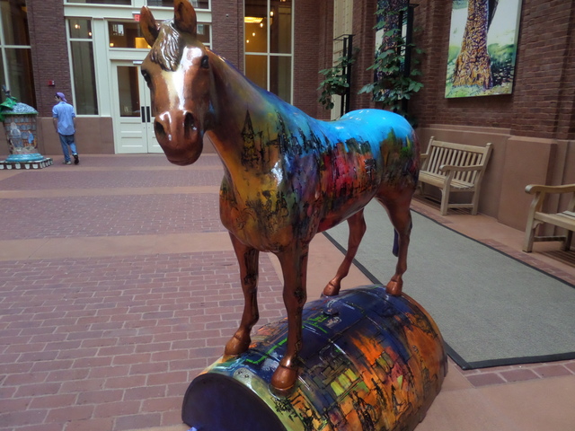 "Let the Imagination Ride" by Andre' D. Foreman for Gallopalooza "Bridles and Bourbon." Louisville, Kentucky.