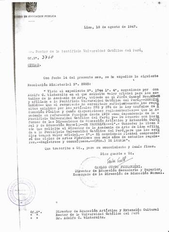 Licencia de Valor Oficial