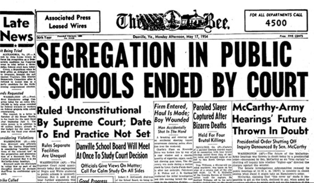 Brown vs. Board of Education