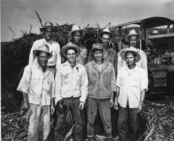 Japanese Plantation workers depart from Japan