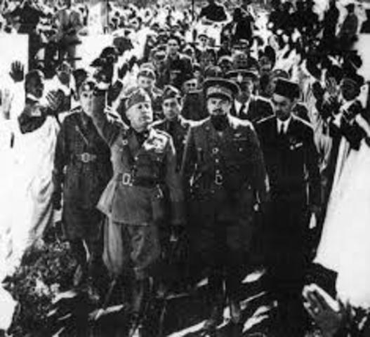 Mussolini's invasion of Ethiopia