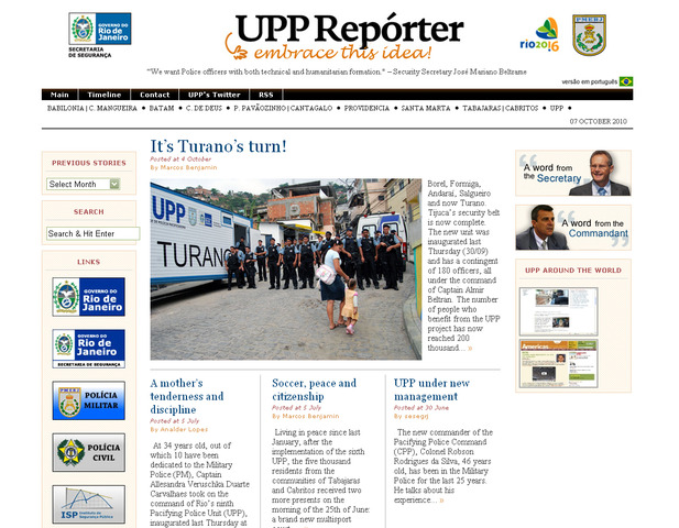 Launching of the UPP Reporter website