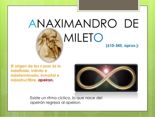 Anaximandro de Mileto: (610-546 a. C)