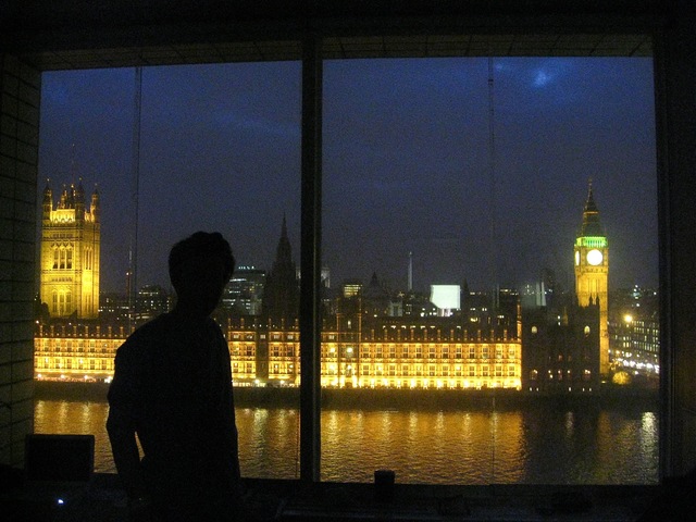 your first view of the outside world