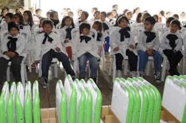 100 % de Escolares con Computadoras