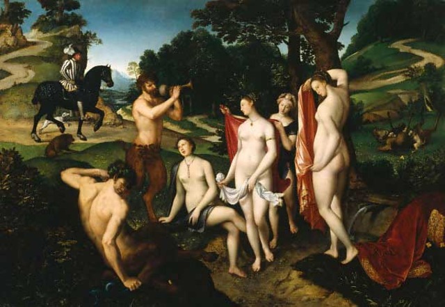 Francois Clouet "Diana in her Bath" (Prantsusmaa)