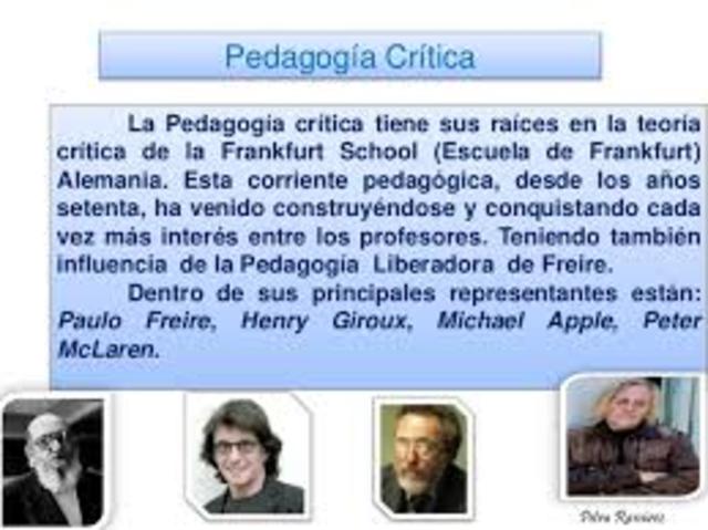 El Pensamiento Pedagógico Crítico