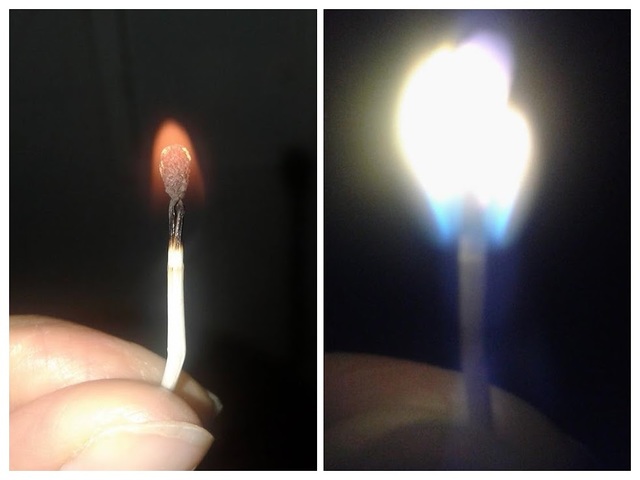 1700 °K - Llama de un fosforo