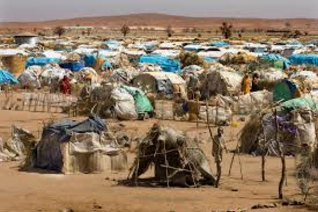 Arrival in refugee camp