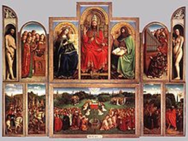 Jan Van Eyck. Genti altar (Madalmaad)