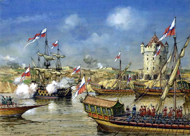 Второй Азовский поход Петра и овладение крепостью