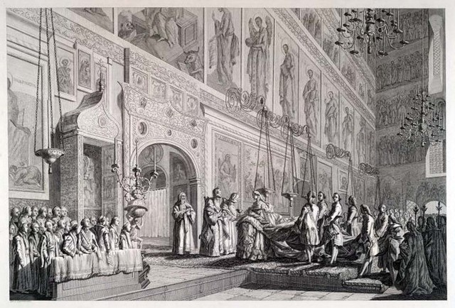 Коронование Екатерины Алексеевны императрицей