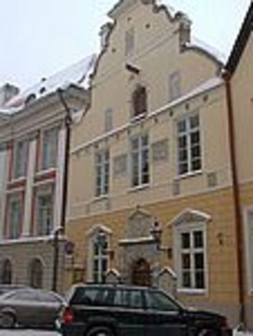 Arent Passer.Tallinna Mustpeade maja fassaad.