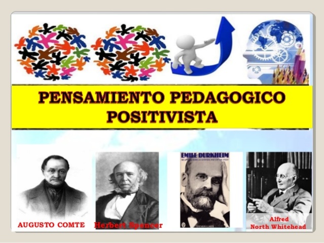 EL PENSAMIENTO PEDAGÓGICO POSITIVISTA