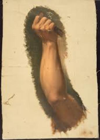 Estudio de brazo en alto